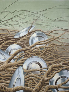 Bild "Metallteller I." (2013)