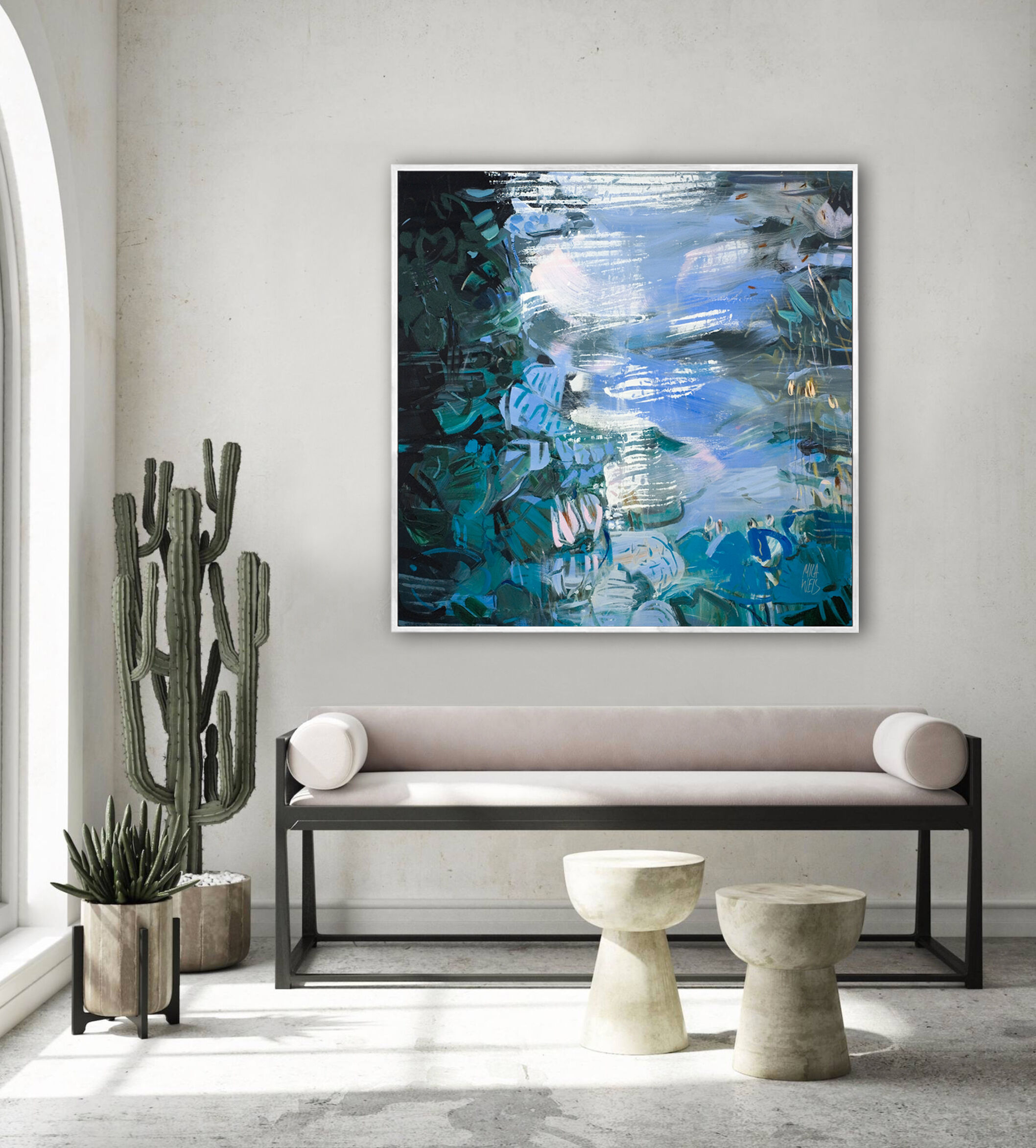 Bild "Water Lilies In The Moonlight" (2023)