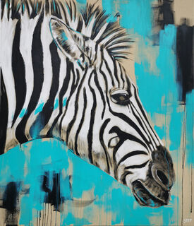 Picture "Zebra - On the red list" (2022)