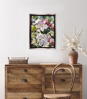 Bild "Blumen Blüten "Apfelblüten"  (Werk-Nr. 220502)" (2022)