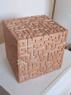 Sculpture "QR4" (2022)