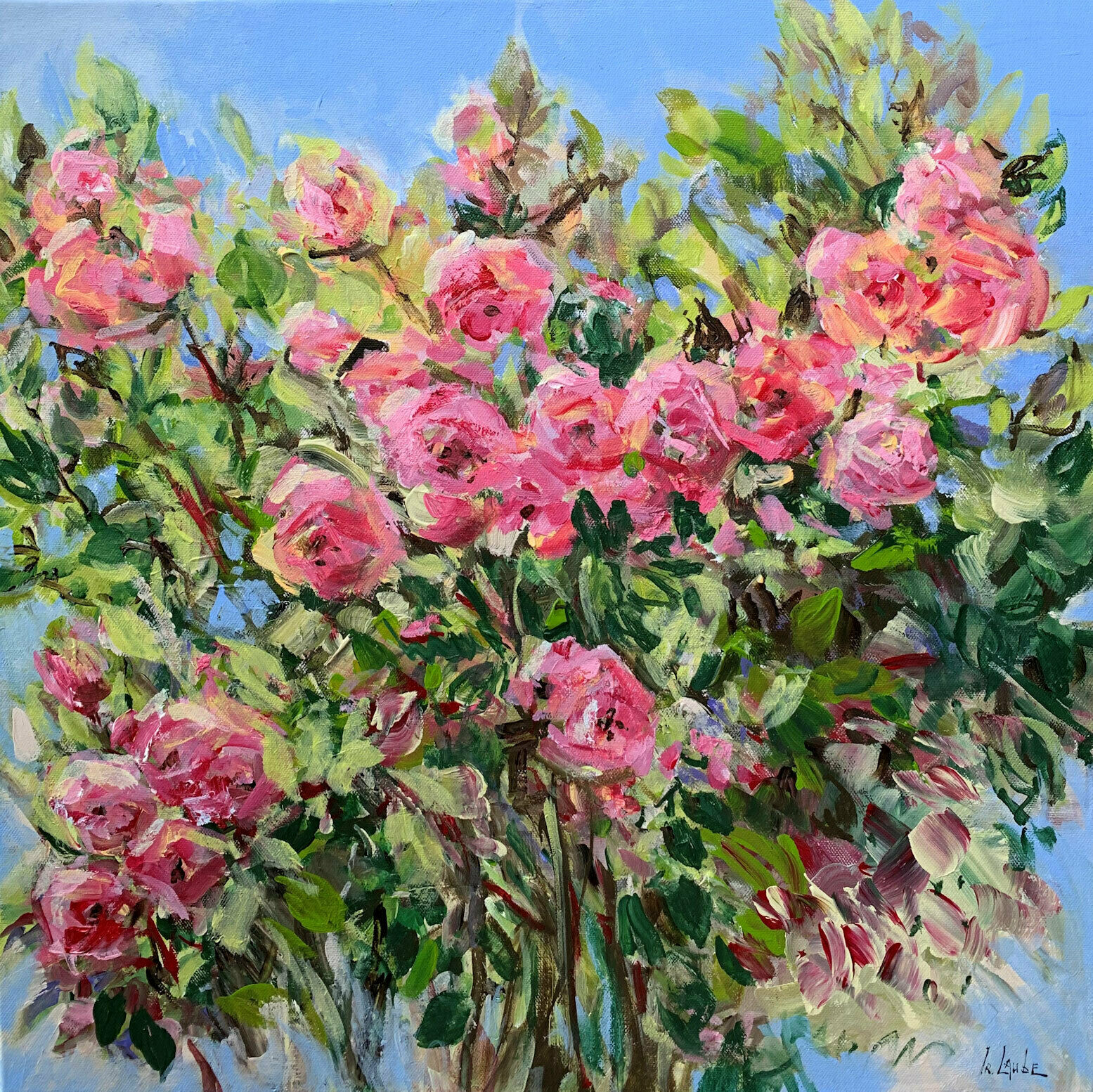 Bild "Pink roses II" (2021)