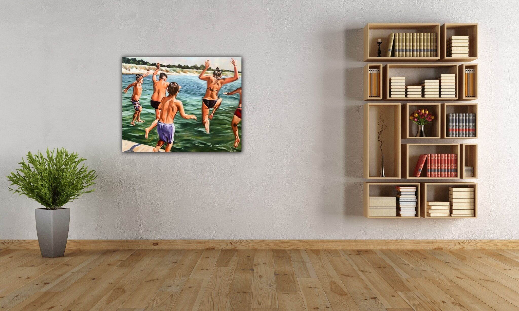 Bild "Sprung ins Wasser" (2022)
