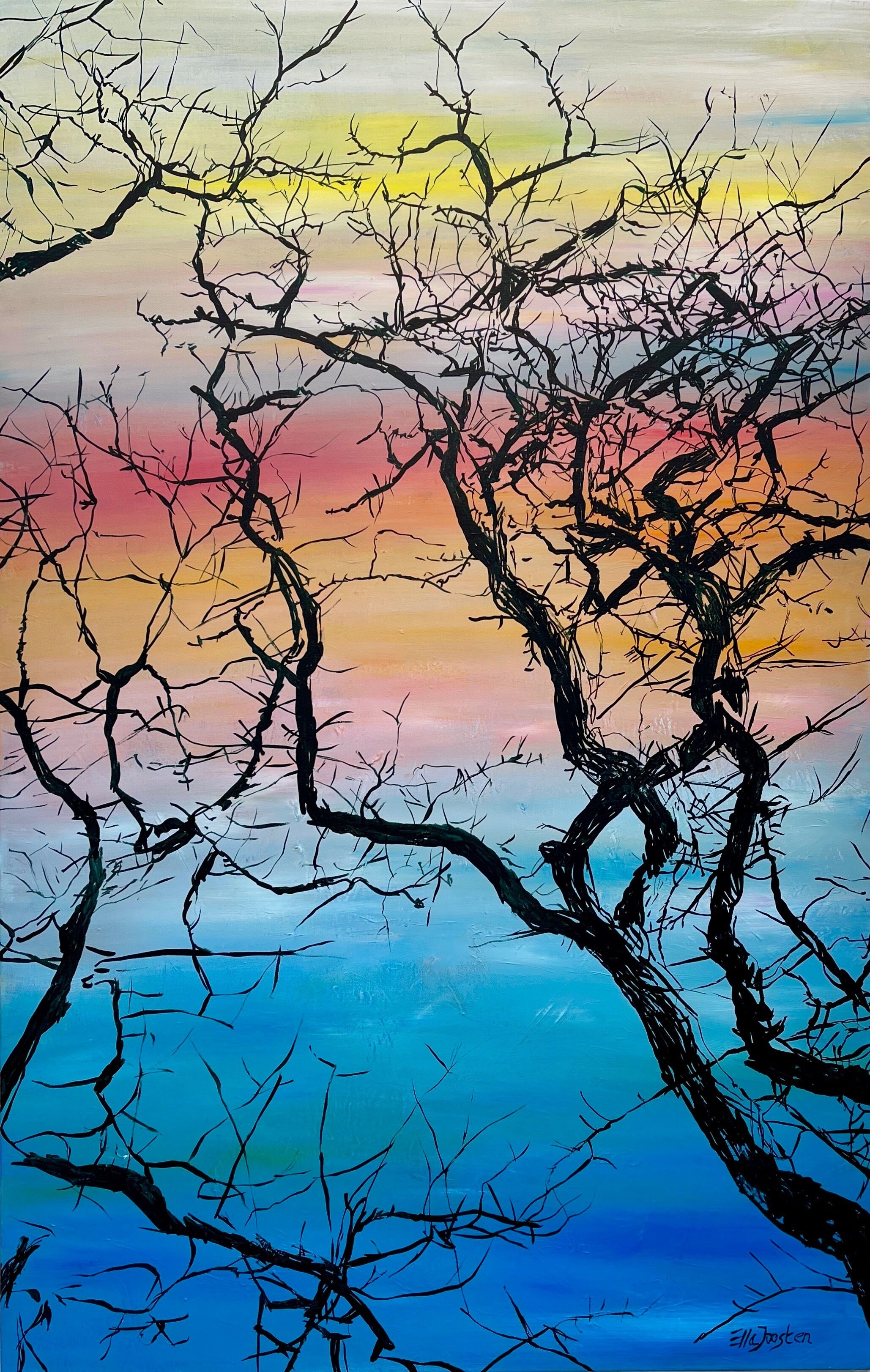 Bild "Wald Sihouette Sieben" (2023)
