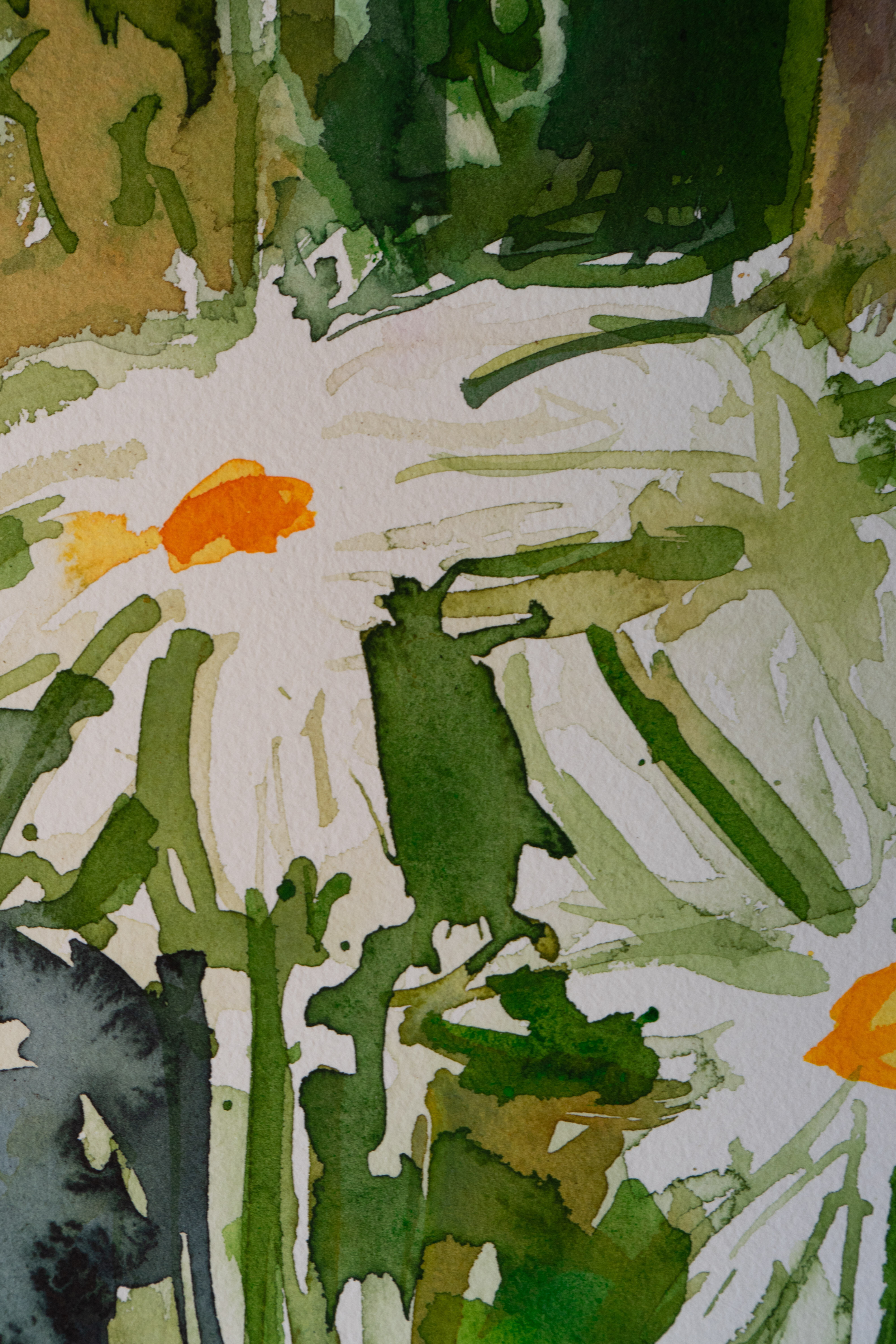 Picture "July garden" (2022)