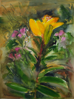 Picture "Yellow lily" (2023)