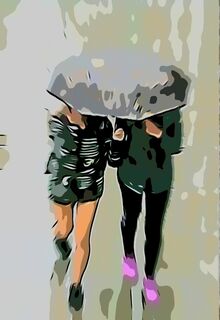 Bild "Paar Regen" (2025)