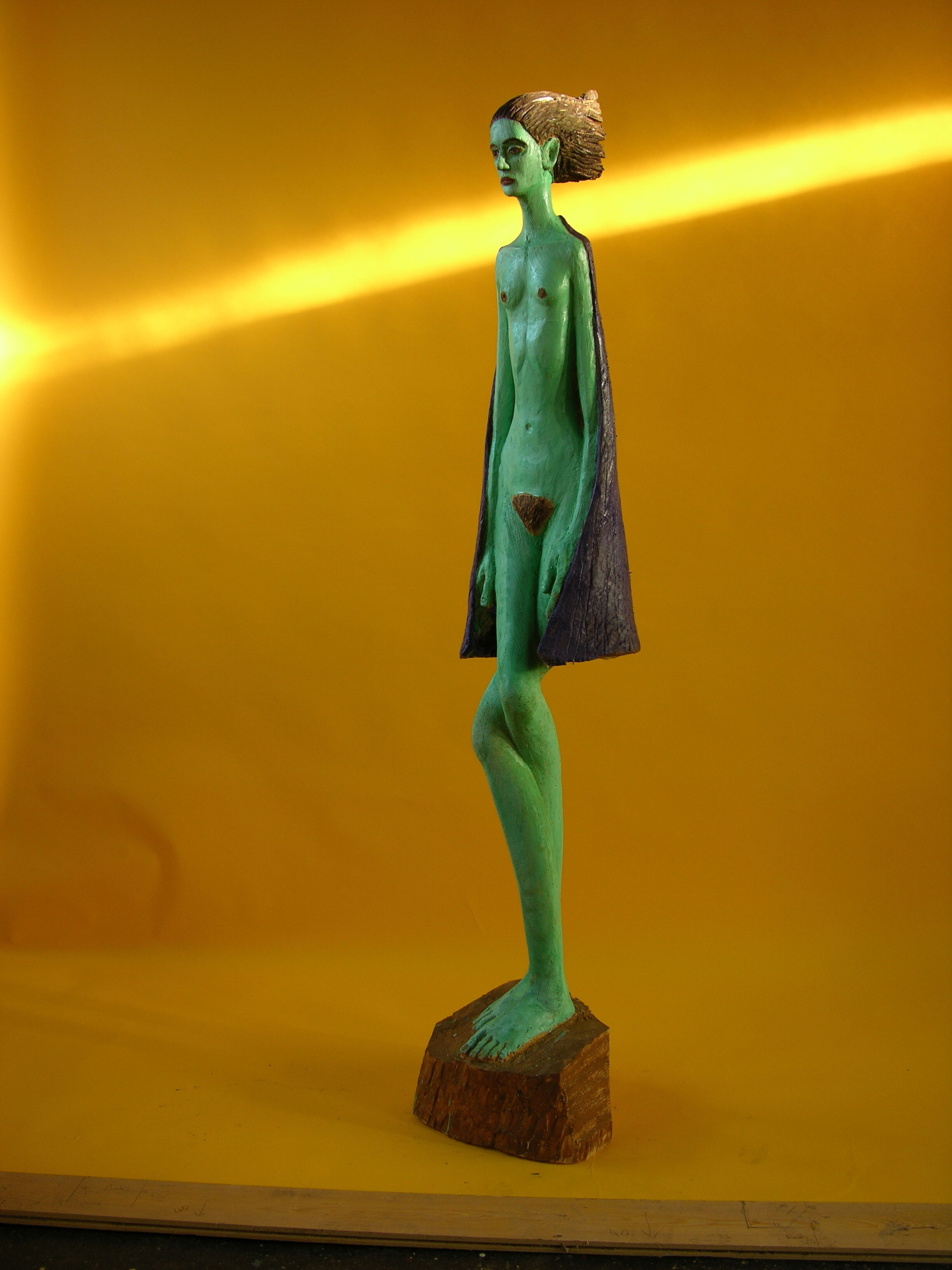 Skulptur "Grosse grüne Sturmfrau" (2022)