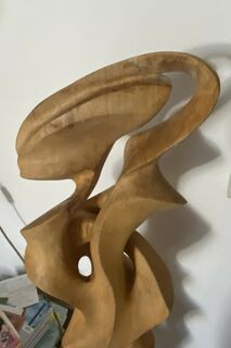Sculpture "Conversation with the birch tree" (2017)