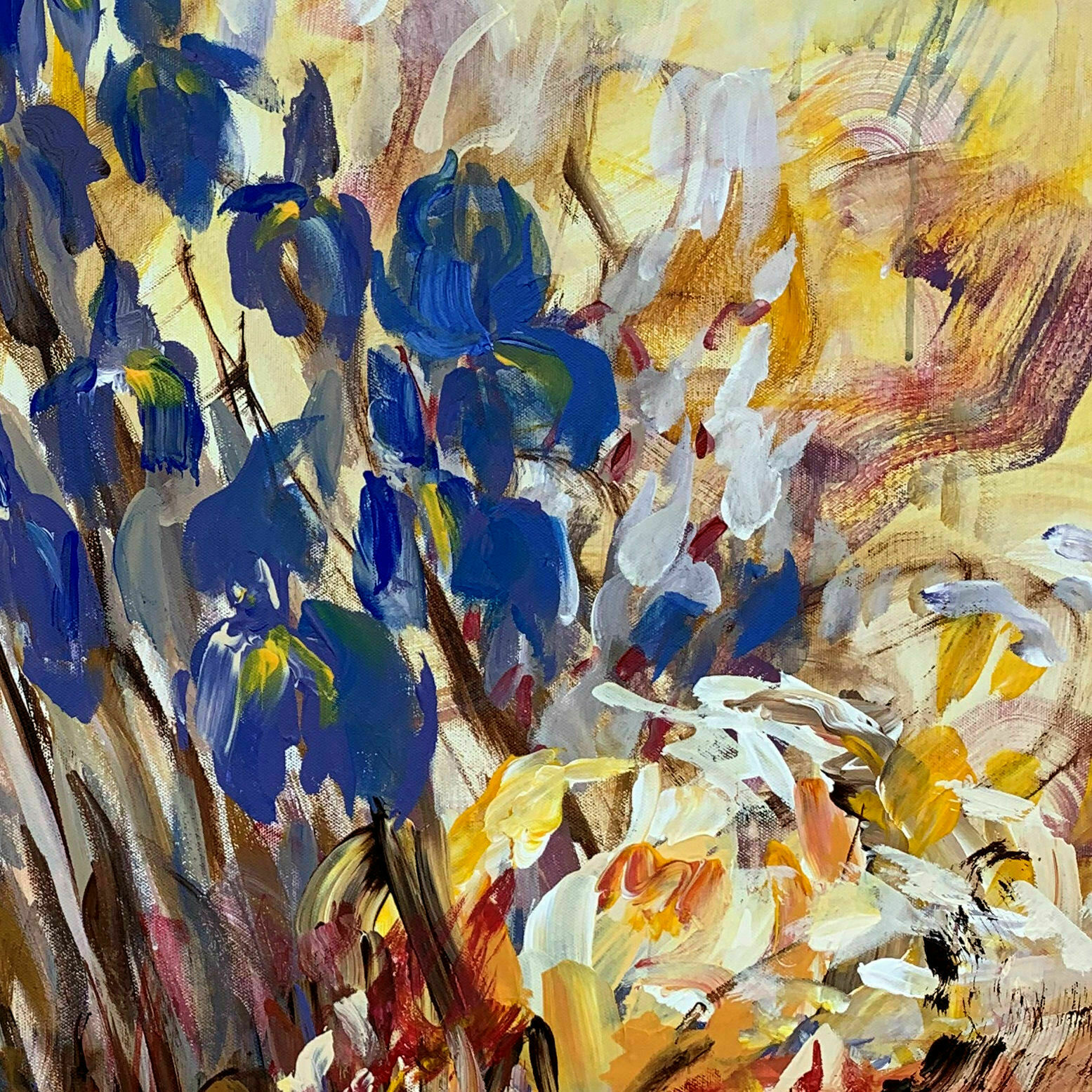 Bild "Garden irises" (2021)