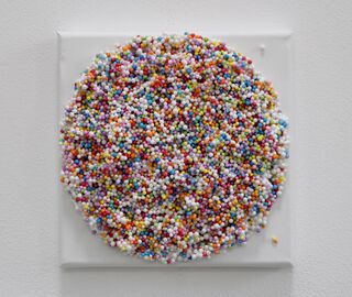 Sculpture "Colorful Mini Dots! Diptych" (2024)