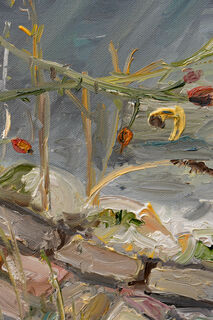 Picture "At the pond in January I" (2024)