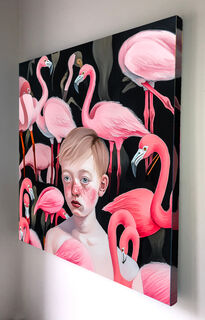 Bild "Flamingo Boy" (2023)