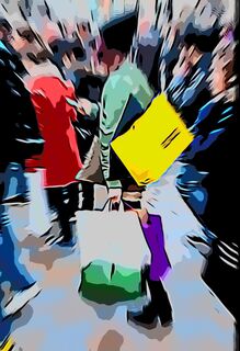 Picture "Shopping 01" (2023)
