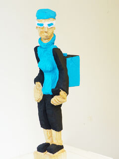 Sculpture "Delivery service I" (2022)