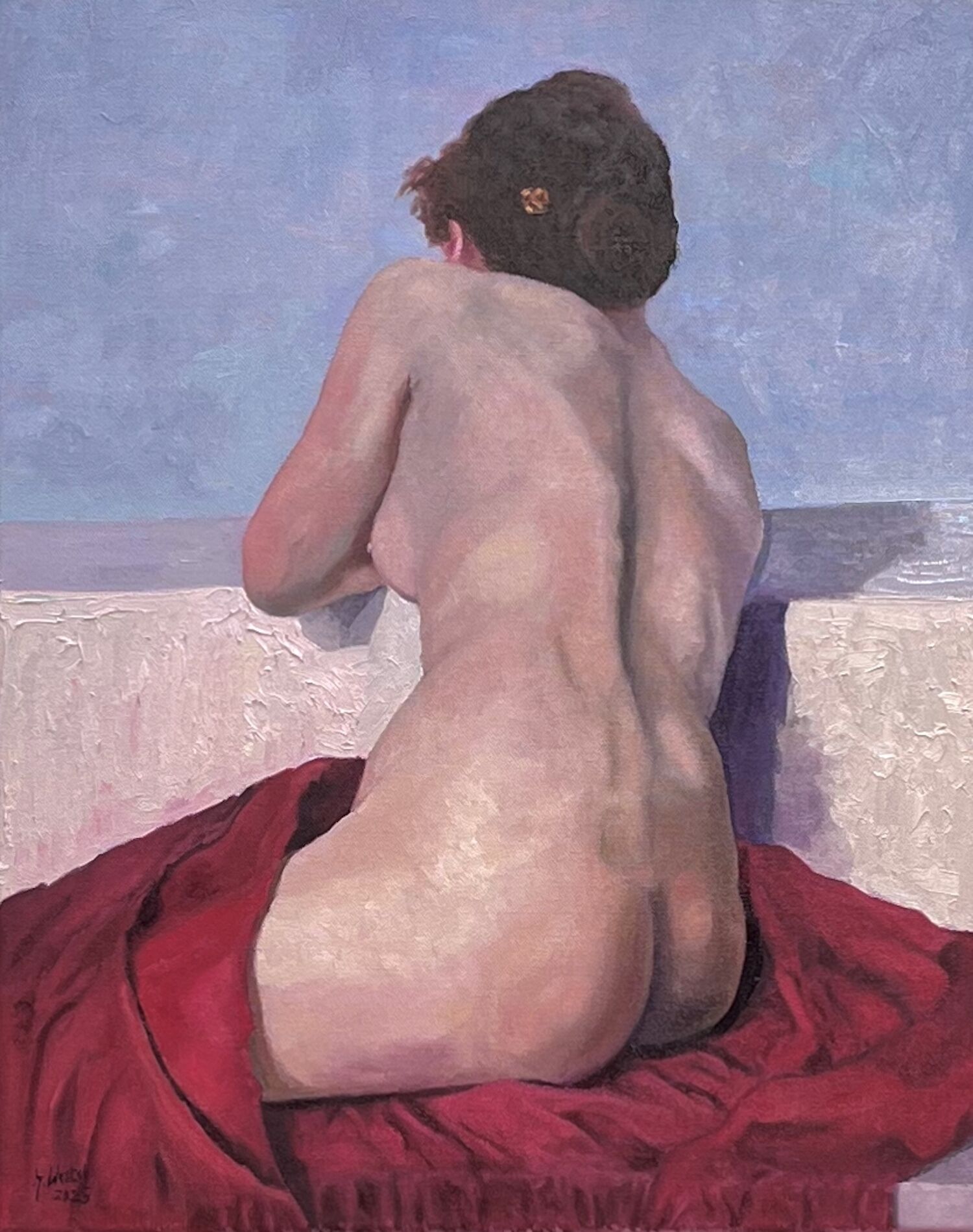 Picture "Female back nude after Eugenie Bandell" (2025)