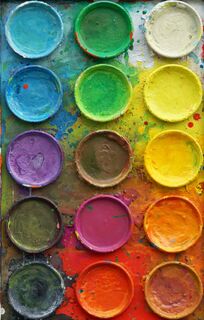 Picture "The journey - colorful, modern art" (2024)
