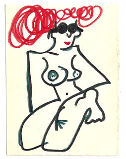 Picture "Red hair and sunglasses" (2024)