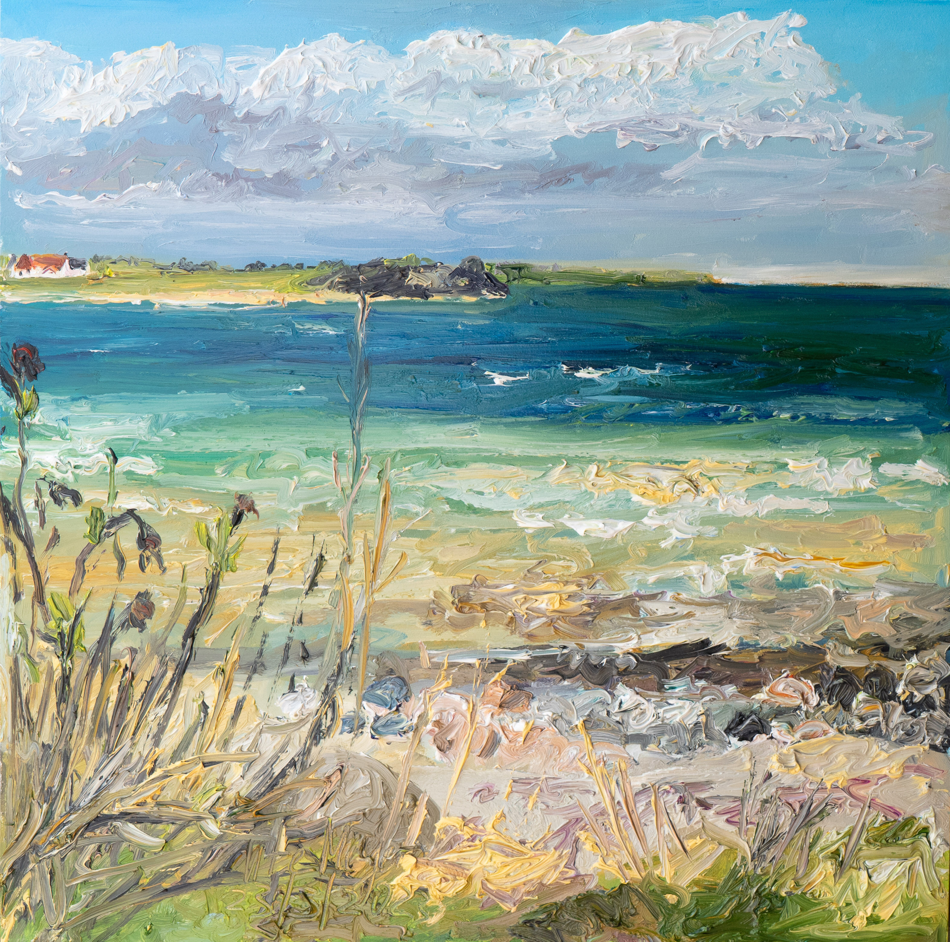 Picture "Sunny afternoon / Baltic Sea / Ærø / Borgnæs" (2023)
