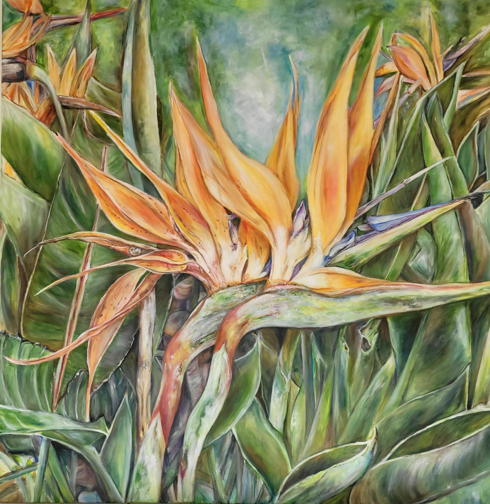 Bild "Tropische Blüten" (2021)