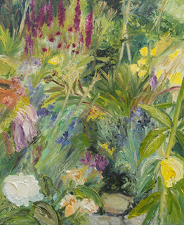 Picture "Roses, foxglove and evening primrose" (2012)