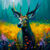 Picture "Roebuck in summer meadow" (2023)