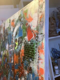 Picture "When the city tells...work no. 23" (2024)