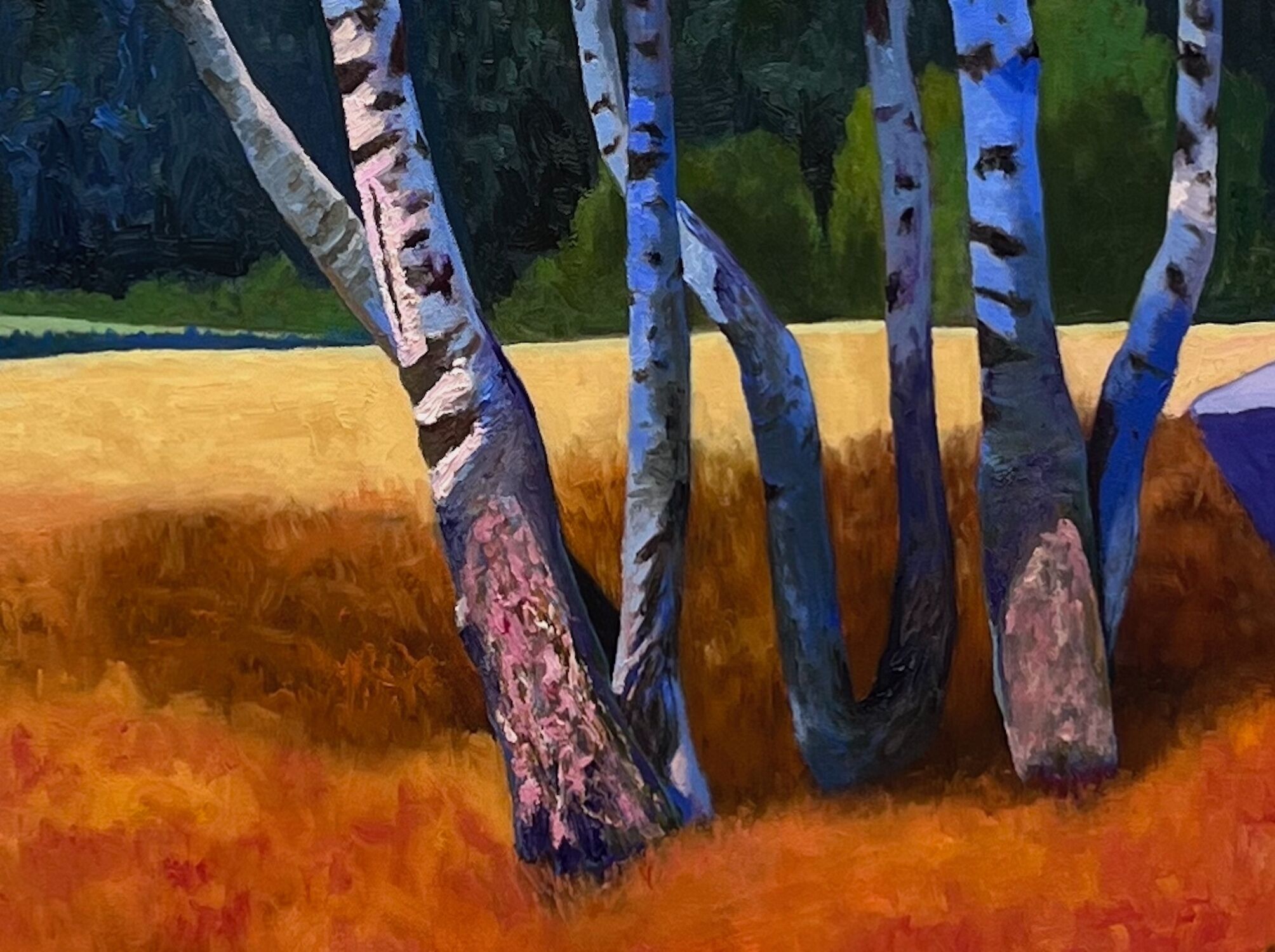 Picture "Edeltraud's Birches No. VII" (2025)