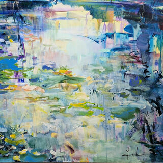 Bild "Cheelful pond" (2025)
