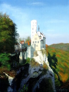 Bild "Herbstromantik bei Schloss Lichtenstein" (2023)