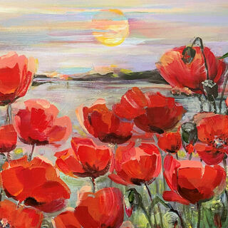 Bild "Poppy flowers II" (2023)