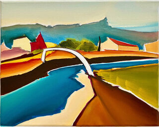 Picture "The white bridge" (2023)
