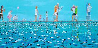 Bild "Passerelle - Steg zur Sandbank" (2025)