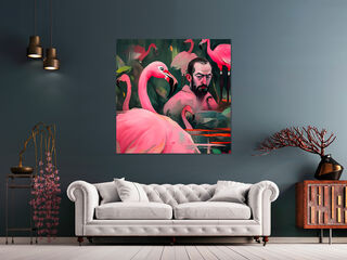 Picture "Flamingo Men" (2023)