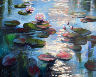 Bild "Lilies In Sparcle" (2024)