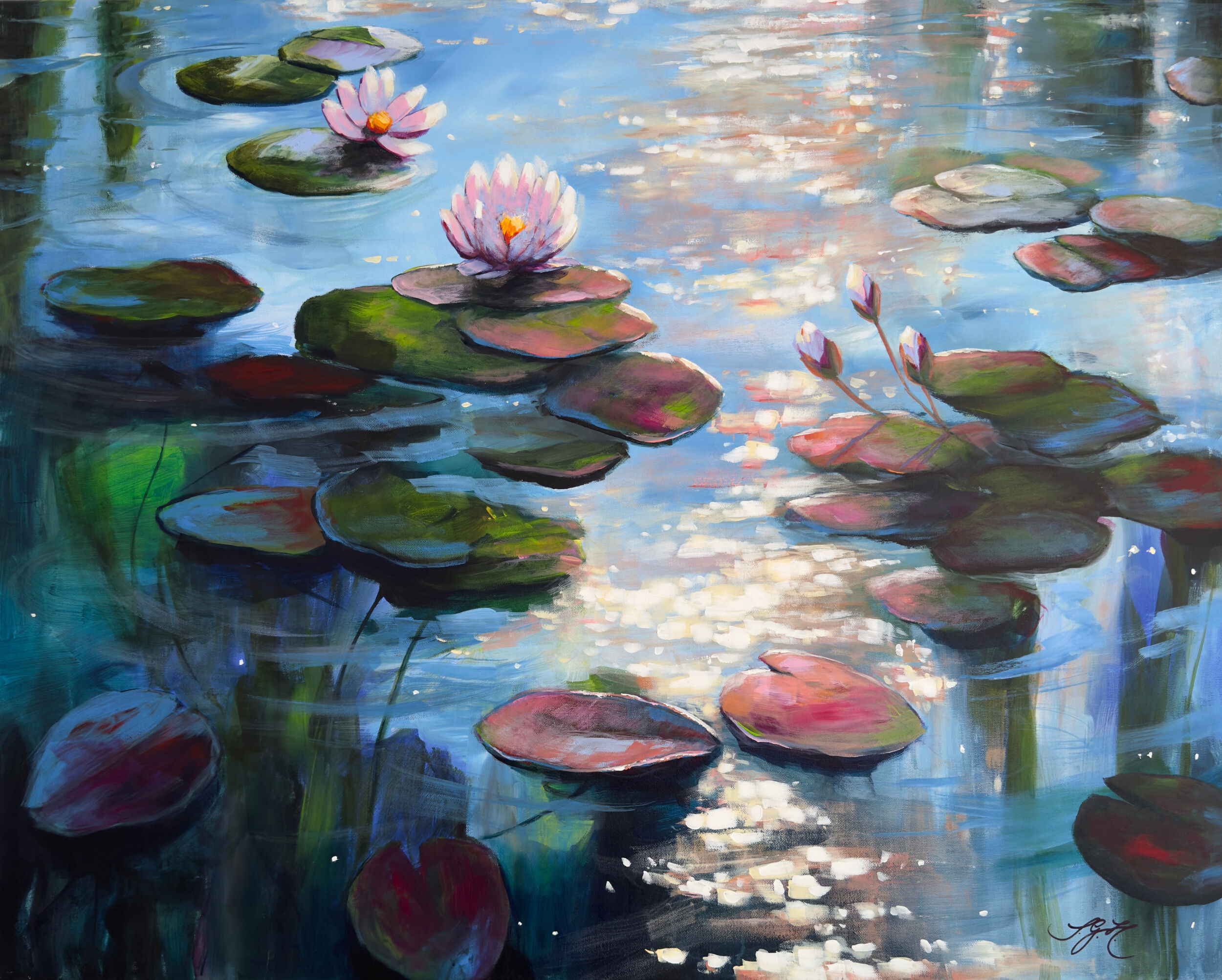 Picture "Lilies In Sparcle" (2024)