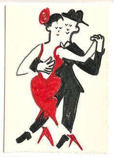 Picture "Tango in red" (2024)