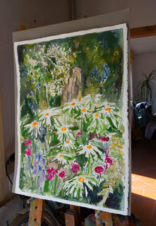 Picture "July garden" (2022)