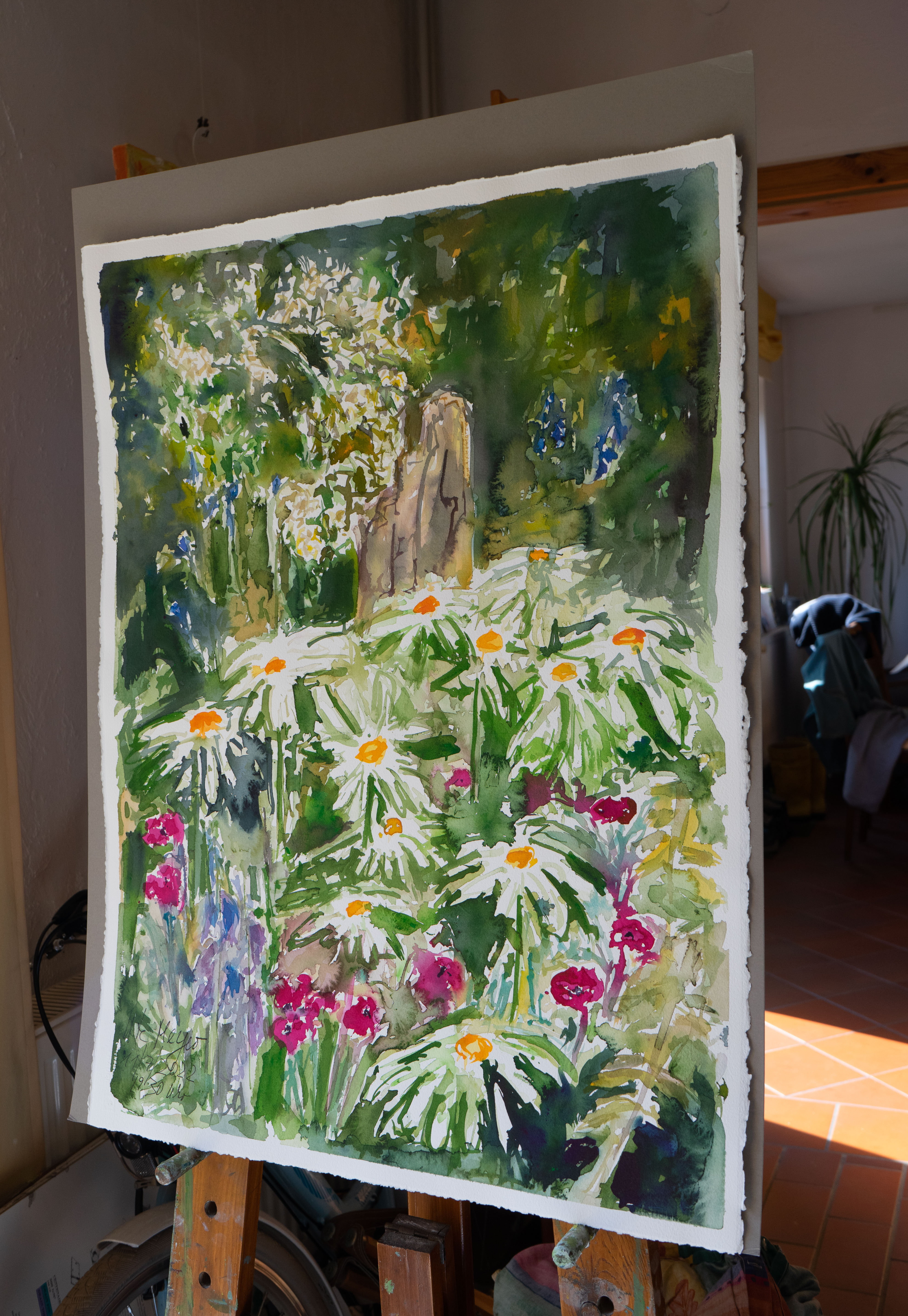 Picture "July garden" (2022)