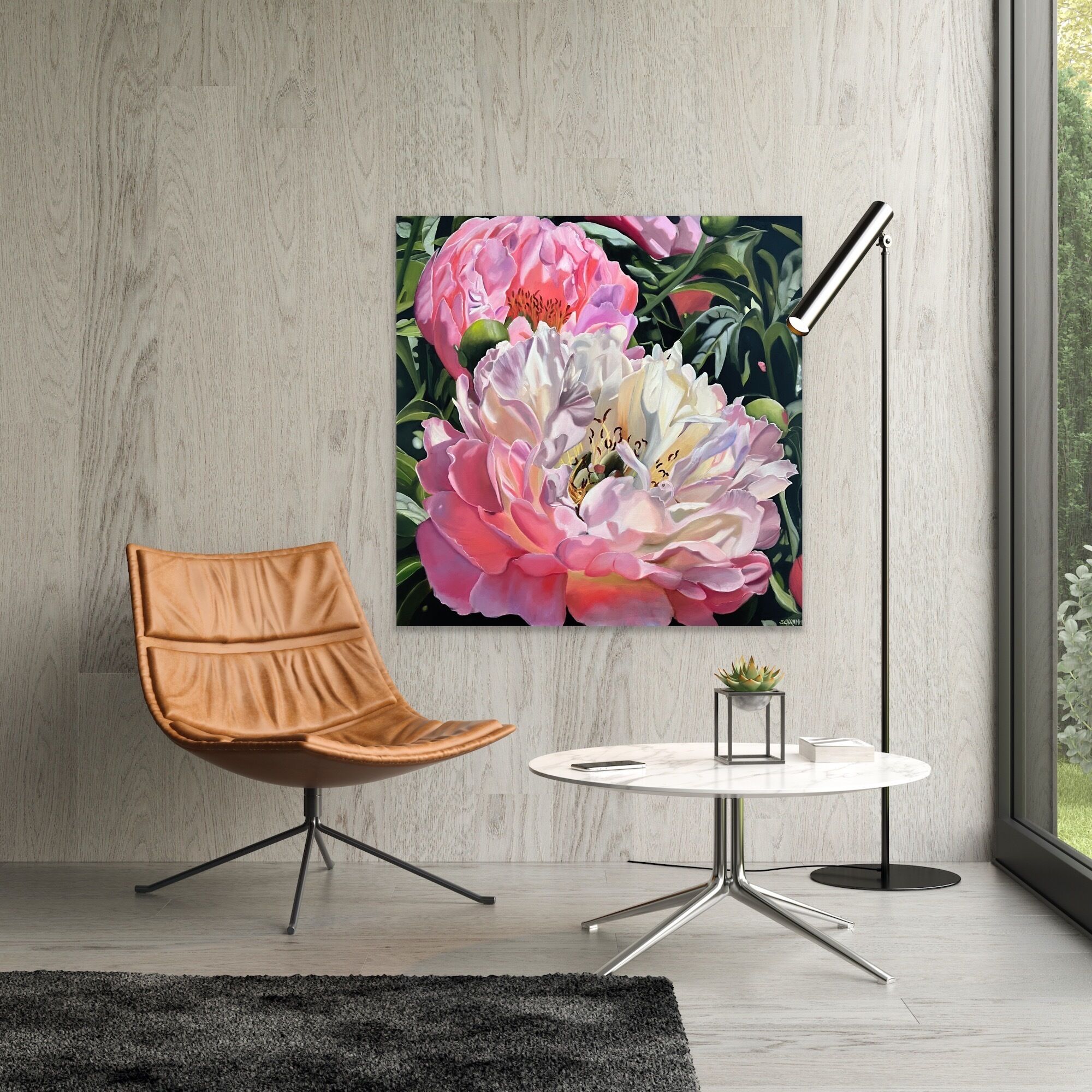 Bild "Pfingstrosen | Peony blossom (no. 221003)" (2022)