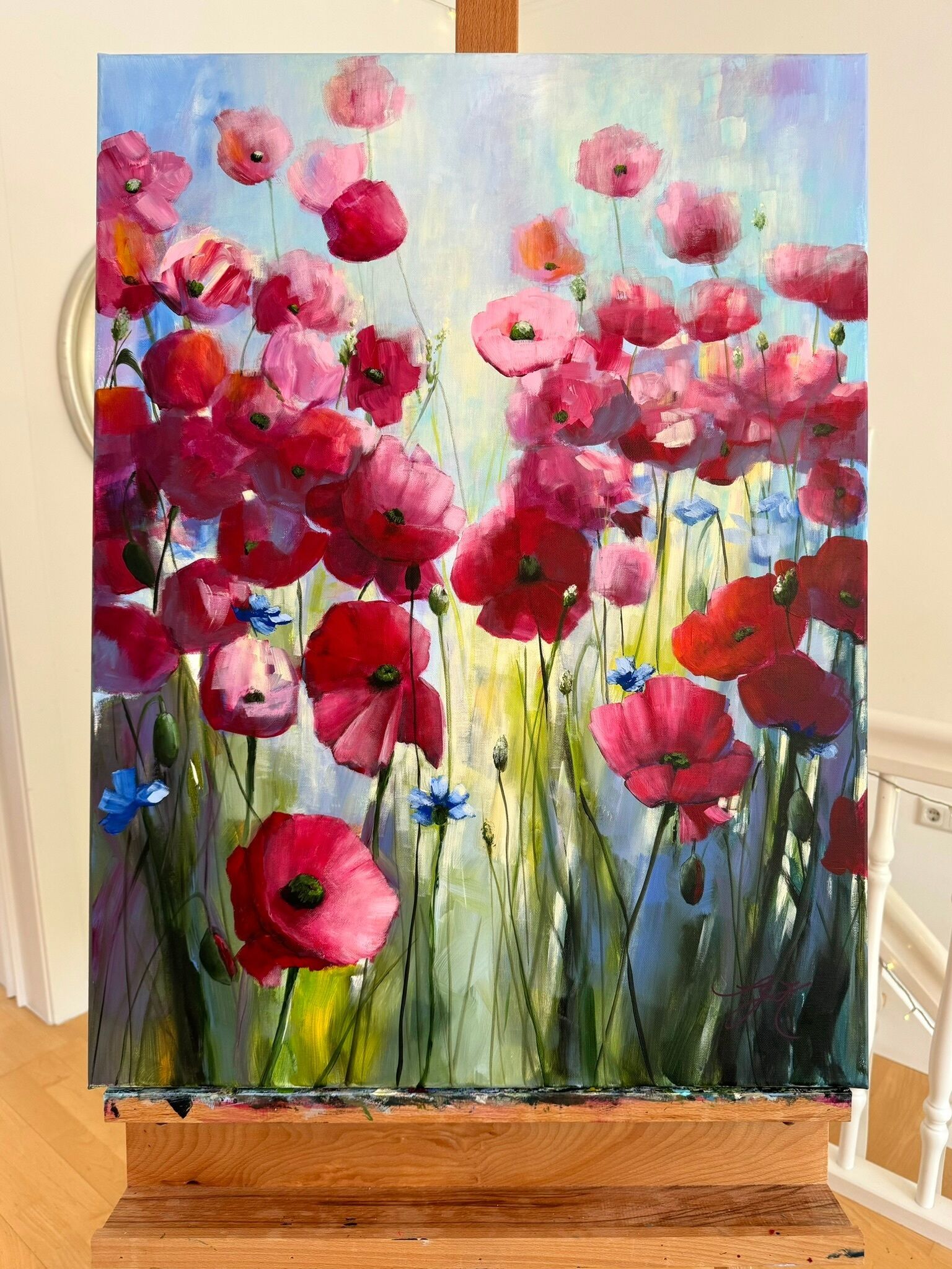Bild "Poppies Land 11" (2024)