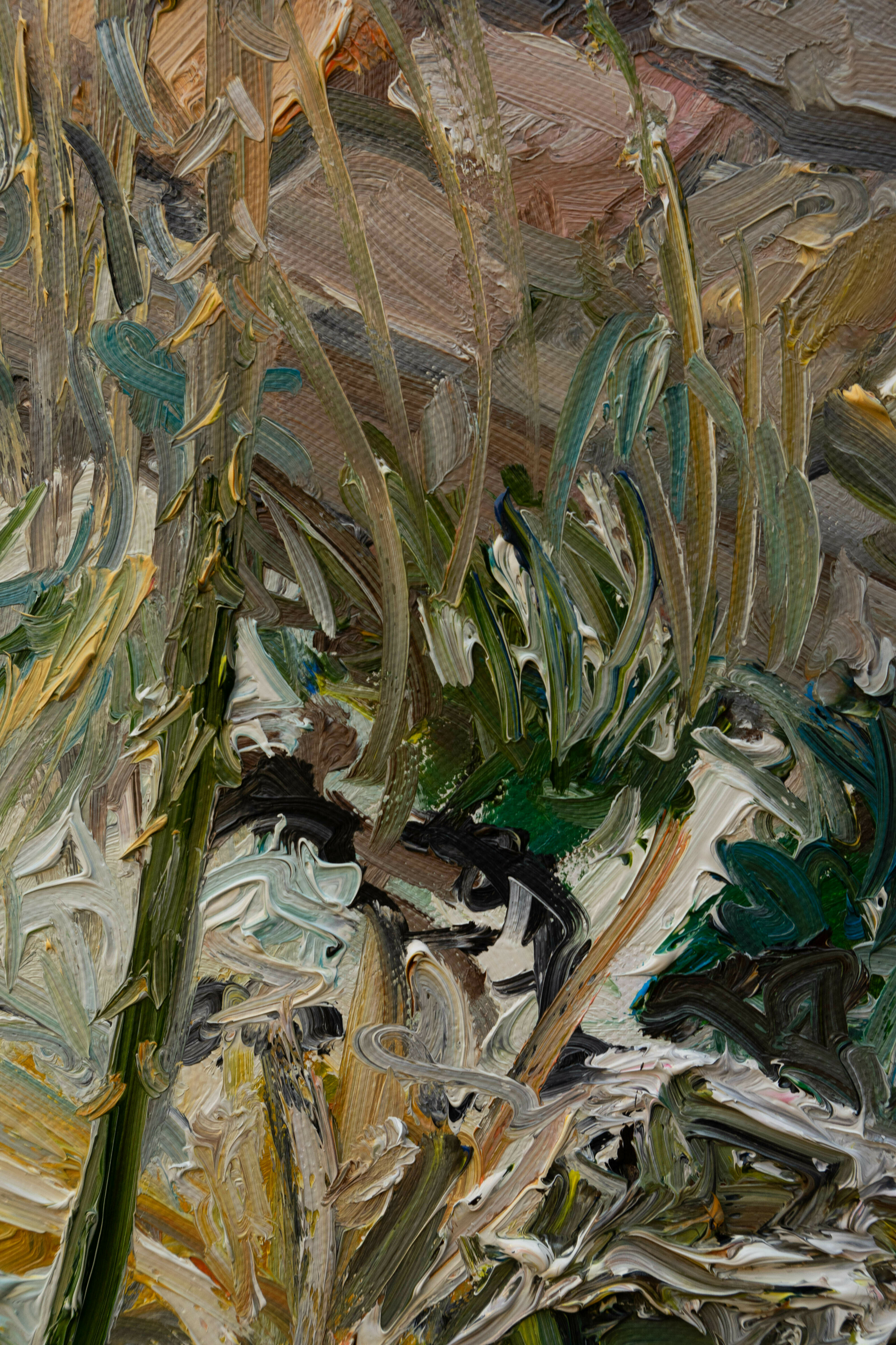 Picture "At the pond in January I" (2024)
