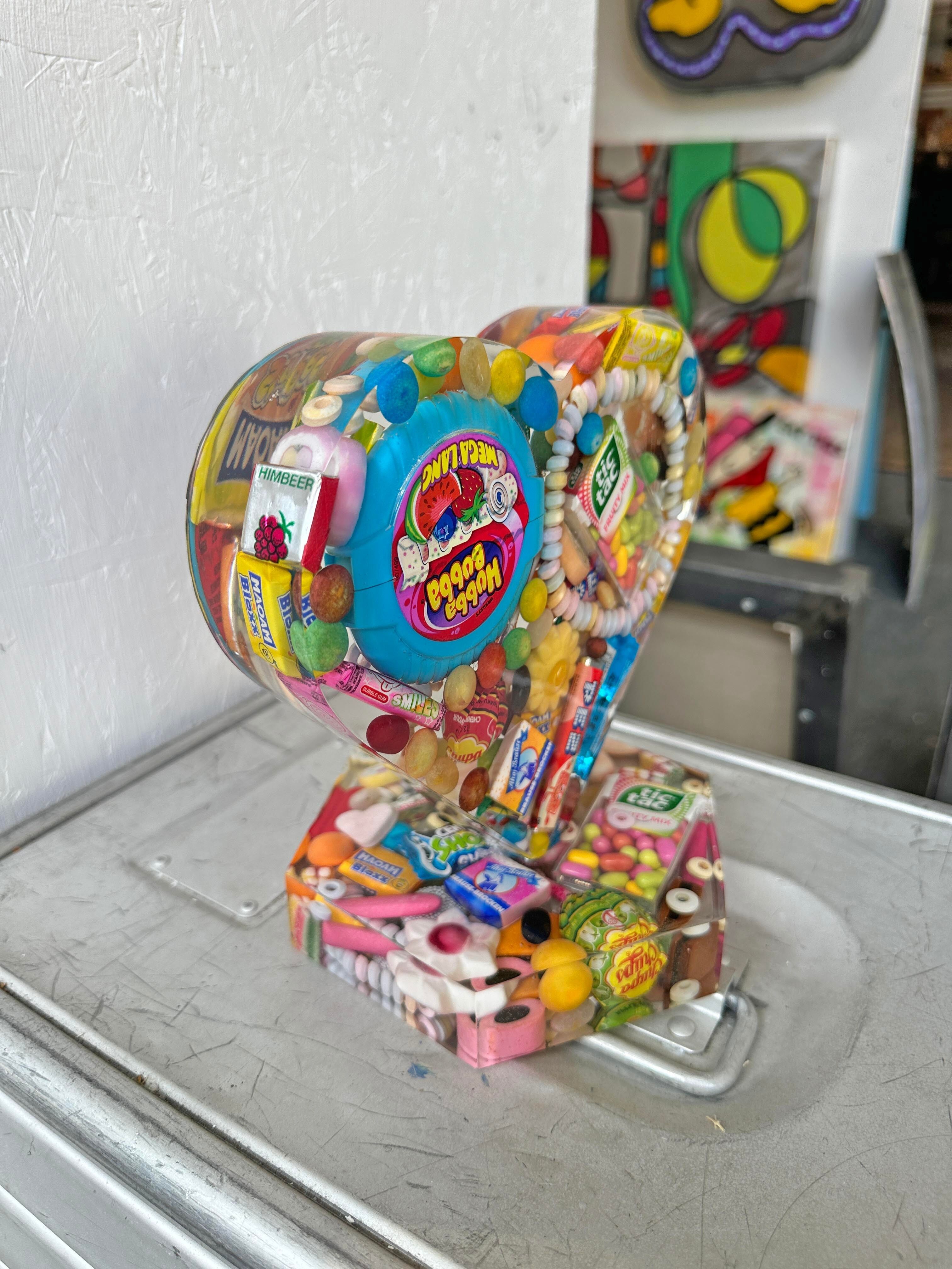 Skulptur "Candy Herz" (2024)