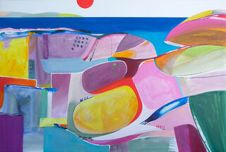 Picture "Up and down between lands and sea Painting" (2023)
