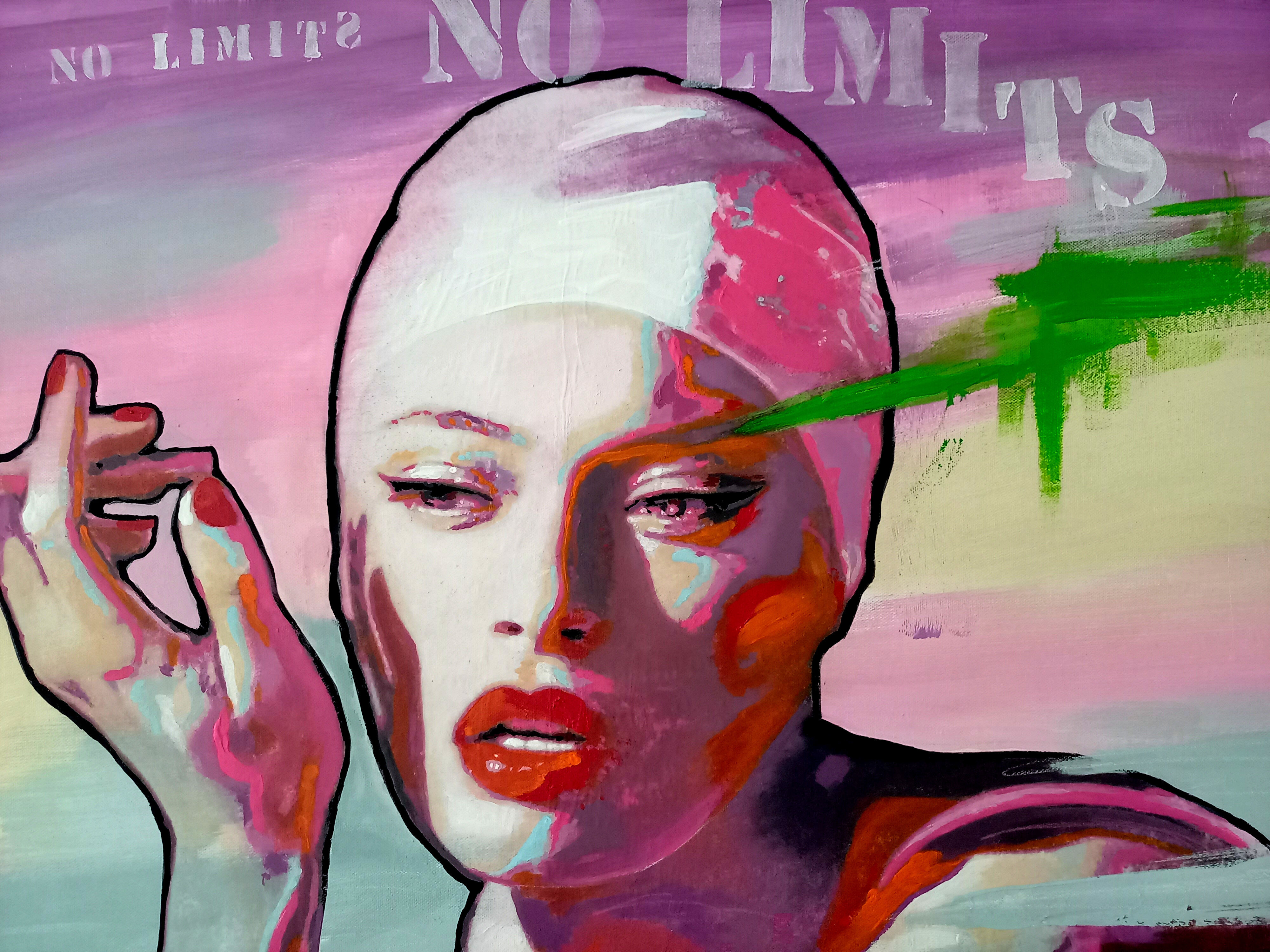 Picture "The bather XIV - no limits!" (2024)