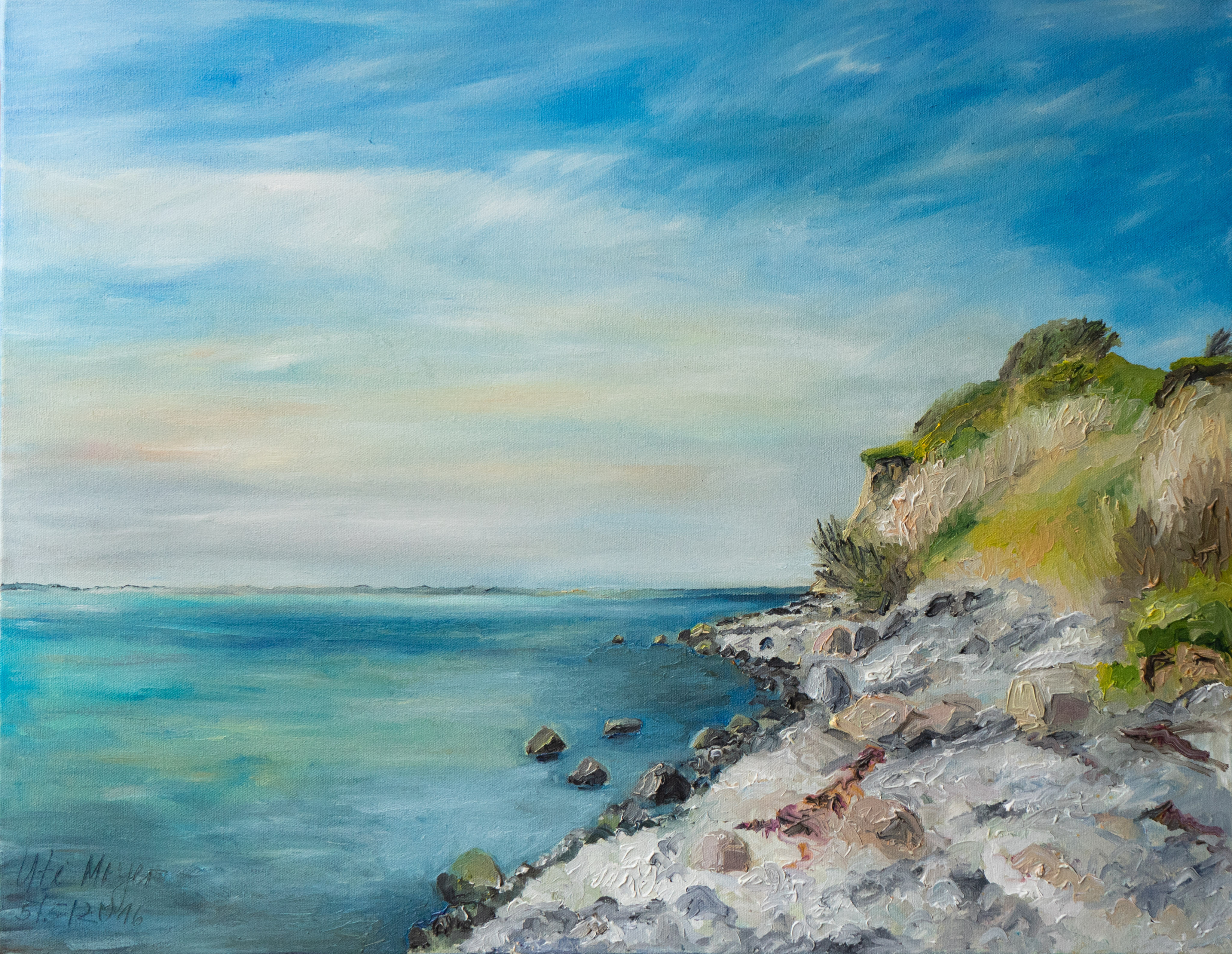Picture "Mølledamsvej / Ærø/ Baltic Sea" (2016)