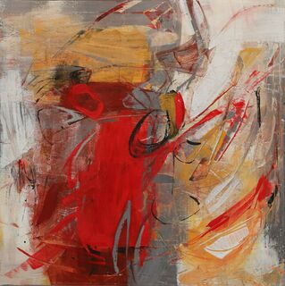 Bild "COMPOSITION ROUGE (410)" (2020)