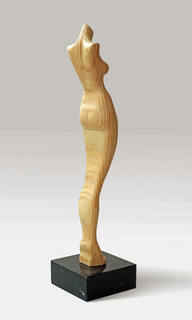 Sculpture "Model (wooden figure)" (2001)