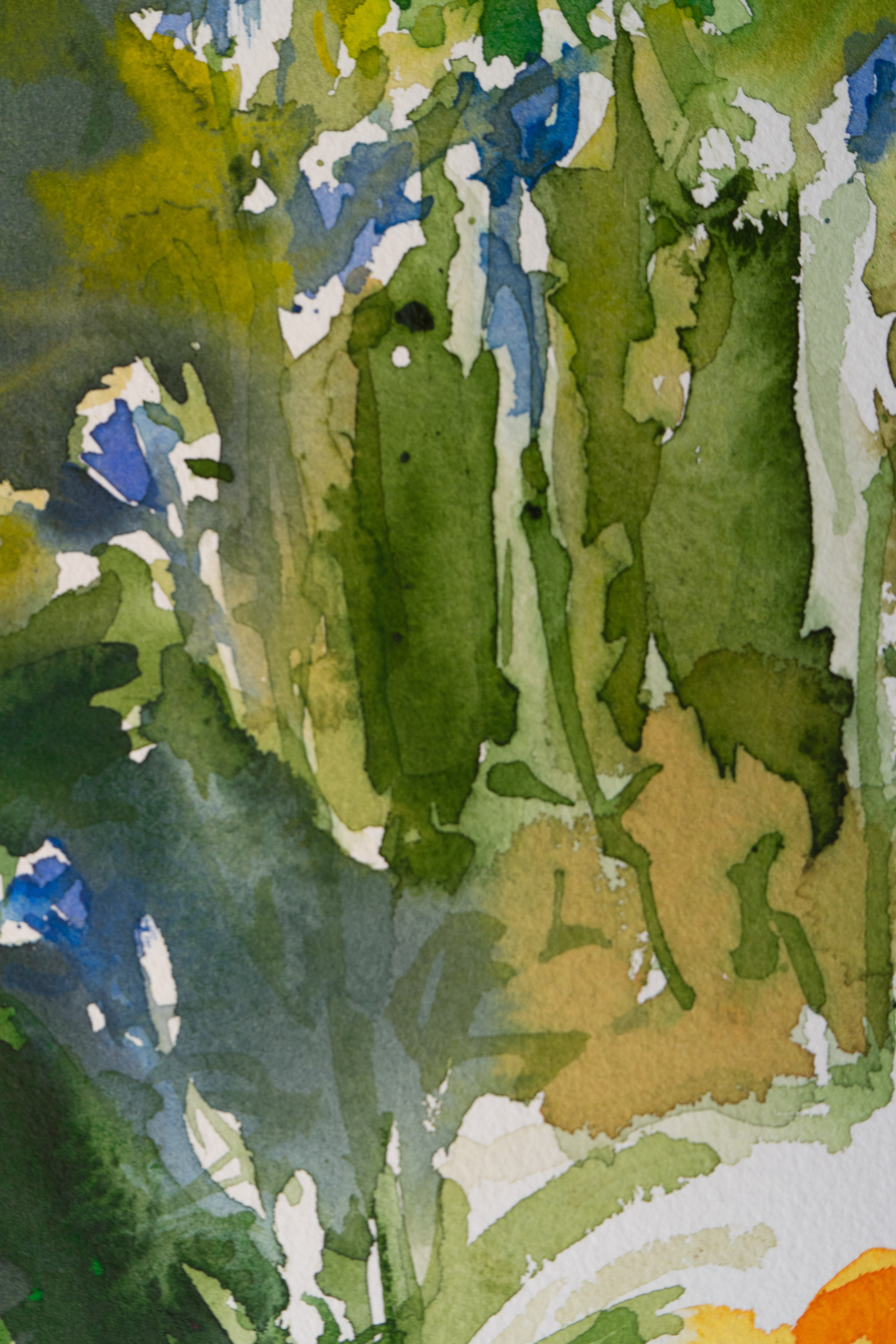 Picture "July garden" (2022)