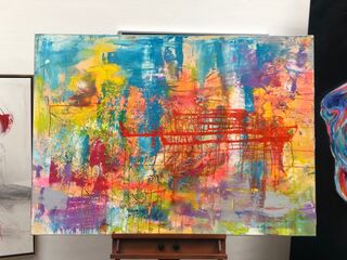 Picture "Abstract discussion" (2020)